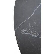 Керамический стол Terni 120 керамика черный мрамор матовый matt black marble solid ceramic / черный
