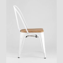 Стул TOLIX WOOD белый глянцевый