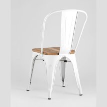 Стул TOLIX WOOD белый глянцевый