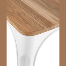 Стул TOLIX WOOD белый глянцевый