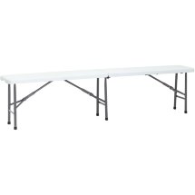 Скамейка складная пластиковая Stool Group Кейт 180, стальной каркас, сиденье пластик, полиэтилен высокой плотности (HDPE)