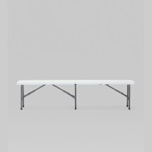 Скамейка складная пластиковая Stool Group Кейт 180, стальной каркас, сиденье пластик, полиэтилен высокой плотности (HDPE)