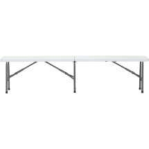 Скамейка складная пластиковая Stool Group Кейт 180, стальной каркас, сиденье пластик, полиэтилен высокой плотности (HDPE)