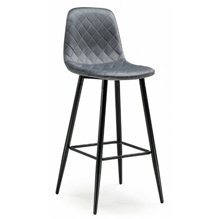 Барный стул Capri dark gray / black 