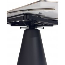 Керамический стол Teramo 135 gloss grand jade solid ceramic / черный