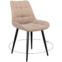 Стул DikLine 226 поворотный B03 BEIGE, ножки черные