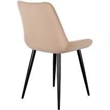 Стул DikLine 226 поворотный B03 BEIGE, ножки черные