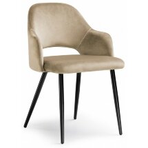 Стул на металлокаркасе Konor champagne / black