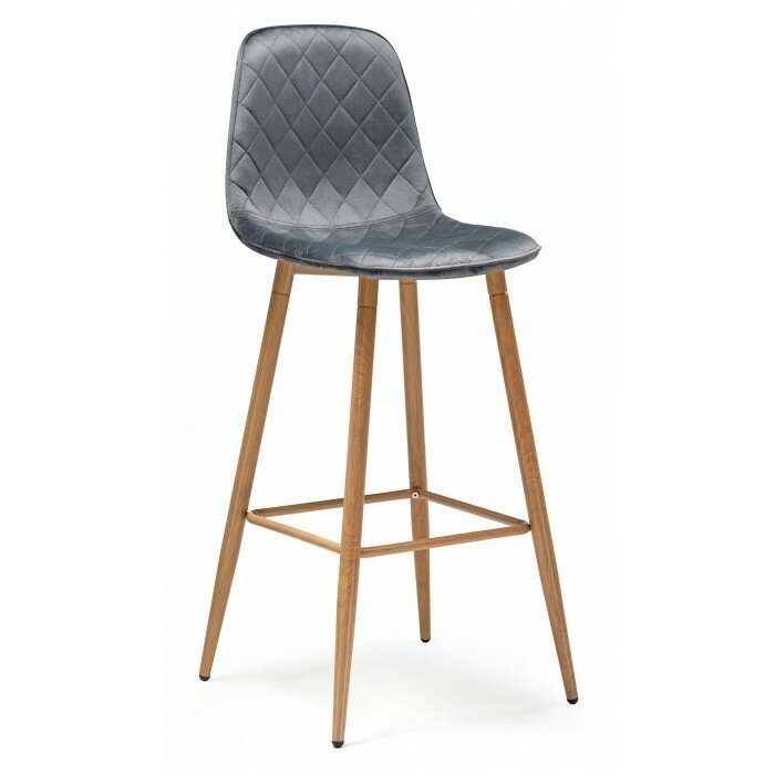 Барный стул Capri dark gray / wood Барный стул Capri dark gray / wood