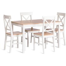 Обеденный комплект Хадсон (стол + 4 стула)/ Hudson Dining Set (mod.0103)