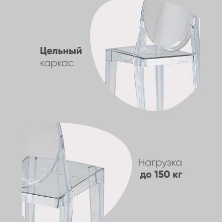 Стул Victoria Ghost NEW прозрачный 