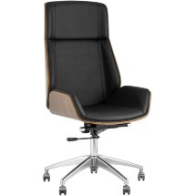 Компьютерное кресло TopChairs TopChairs Crown черное для руководителя механизм качания крестовина металл