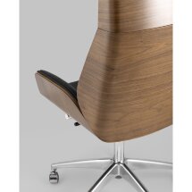 Компьютерное кресло TopChairs TopChairs Crown черное для руководителя механизм качания крестовина металл