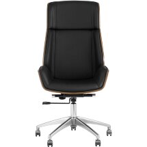 Компьютерное кресло TopChairs TopChairs Crown черное для руководителя механизм качания крестовина металл
