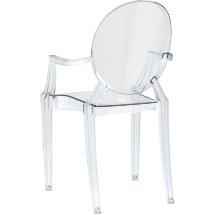 Стул Stool Group Victoria Ghost с подлокотниками прозрачный