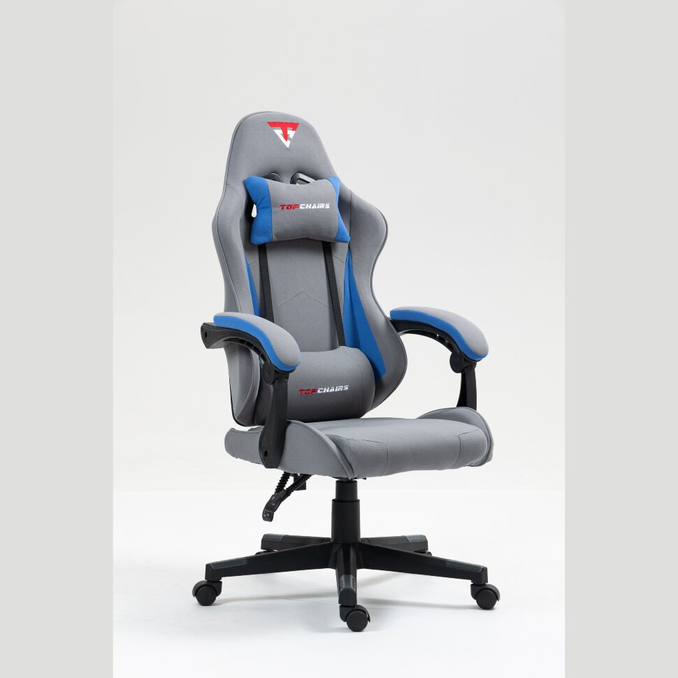 Кресло спортивное TopChairs Phantom серый 