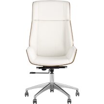 Компьютерное кресло TopChairs TopChairs Crown бежевое для руководителя механизм качания крестовина металл