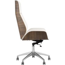 Компьютерное кресло TopChairs TopChairs Crown бежевое для руководителя механизм качания крестовина металл