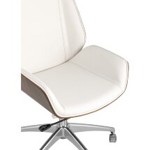 Компьютерное кресло TopChairs TopChairs Crown бежевое для руководителя механизм качания крестовина металл