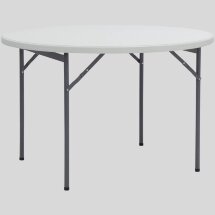 Стол круглый складной пластиковый Stool Group Кейт 116, полиэтилен высокой плотности HDPE