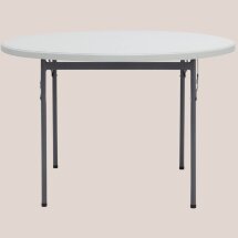 Стол круглый складной пластиковый Stool Group Кейт 116, полиэтилен высокой плотности HDPE