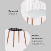 Стул Морган пластиковый красный