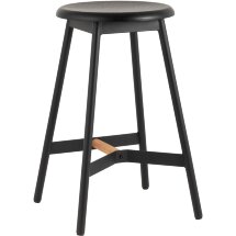 Стул полубарный Stool Group Knobb черный