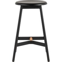 Стул полубарный Stool Group Knobb черный