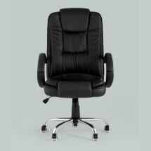 Компьютерное кресло TopChairs TopChairs Atlant офисное черное обивка экокожа, механизм качания Top Gun