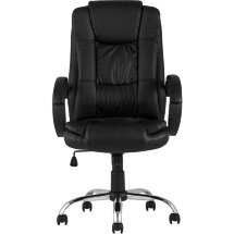 Компьютерное кресло TopChairs TopChairs Atlant офисное черное обивка экокожа, механизм качания Top Gun