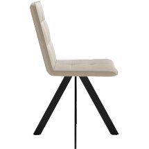 Стул DikLine 230 поворотный B03 BEIGE, ножки черные