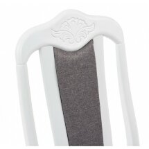 Стул деревянный Мебель Малайзии Aron Soft white / light grey