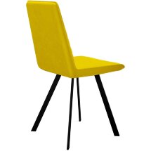 Стул DikLine 202 B16 YELLOW, ножки черные