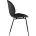 Стул пластиковый Stool Group Beetle черный ножки металл черный 