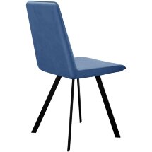 Стул DikLine 202 B8 BLUE, ножки черные