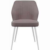 Стул DikLine 222М B5 LATTE, ножки белые