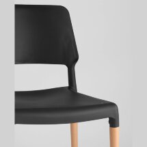 Стул Stool Group BISTRO черный, массив бука, матовый пластик