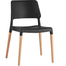 Стул Stool Group BISTRO черный, массив бука, матовый пластик