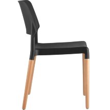 Стул Stool Group BISTRO черный, массив бука, матовый пластик
