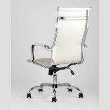 Компьютерное кресло TopChairs TopChairs City офисное бежевое обивка экокожа, механизм качания Top Gun