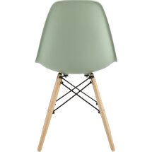 Стул Eames Style DSW серо-зеленый