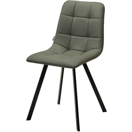 Стул CHILLI-Q SQUARE Oracul 695 Зеленый, экокожа PU / черный каркас, М-City 