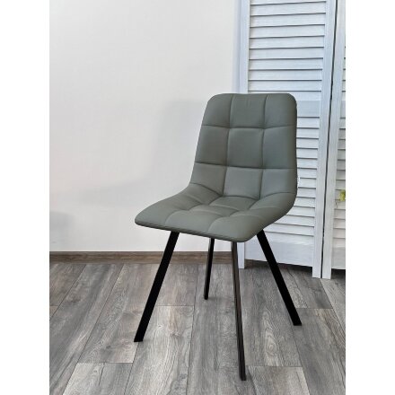 Стул CHILLI-Q SQUARE Oracul 695 Зеленый, экокожа PU / черный каркас, М-City 