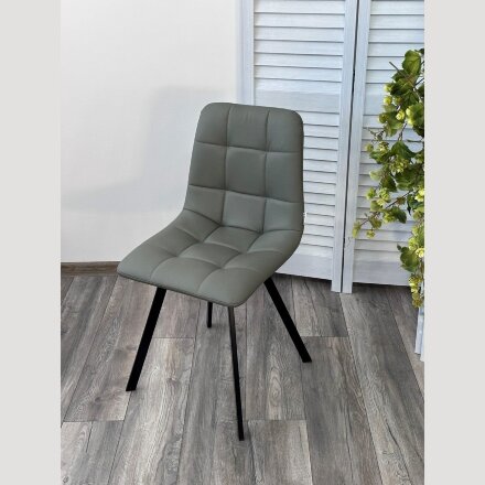 Стул CHILLI-Q SQUARE Oracul 695 Зеленый, экокожа PU / черный каркас, М-City 