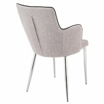 Стул на металлокаркасе Benza beige fabric