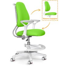 Детское кресло ErgoKids Y-507 KZ Armrests  арт.Y-507 ARM / KZ    с подлокотниками  - обивка зеленая однотонная  одна коробка