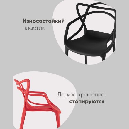 Стул Masters (Мастерс) пластик белый 
