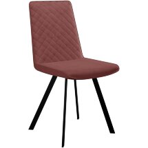 Стул DikLine 202 В36 PINK, ножки черные