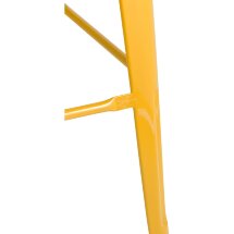 Стул барный Stool Group Tolix WOOD желтый, металл с порошковым покрытием, дерево, металл