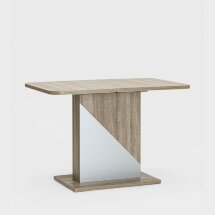 Стол Stool Group раскладной Accent 110-145*69 темное дерево, серый
